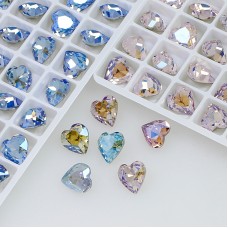 DZ 3025 8.6*8mm rectangle shape effect color crystal fancy stone for nail art